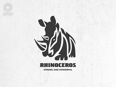 Rhinoceros Logo animal branding logo rhino rhinoceros safari