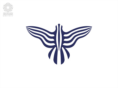 Bird line style logo animal logo bird branding buy logo eagle logo identity line style logo logo design logotype wings