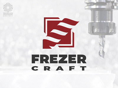 Frezer Craft company logo artistic cutting brand branding business drill logo logotype machine milling order logo