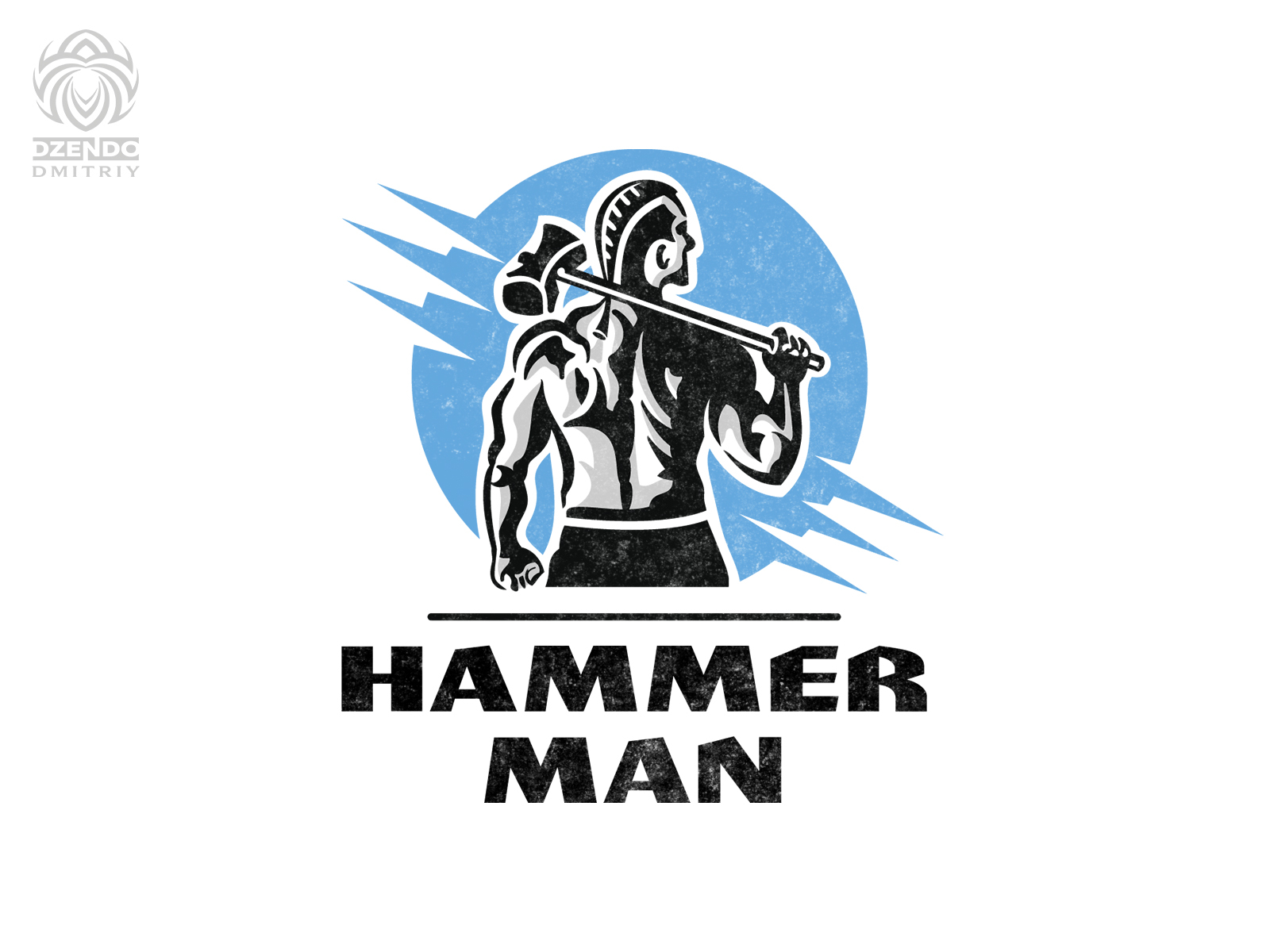 Handyman Logo. Hammer Logo Design Vector Stock Vector - Illustration of  company, handyman: 188049794