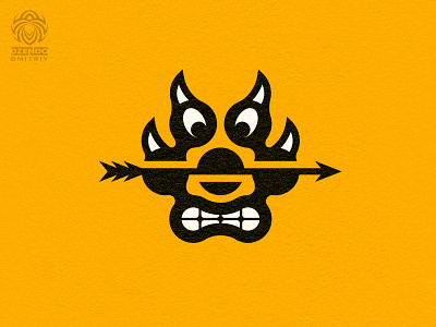 Hunt for the beast logo animal arrow beast beautiful branding claws design hunting identity logo logotype muzzle paw