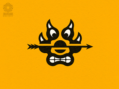 Hunt for the beast logo animal arrow beast beautiful branding claws design hunting identity logo logotype muzzle paw