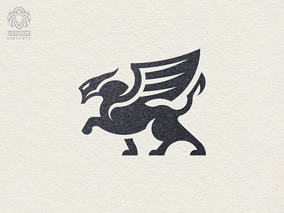 Mythic winged beast beast beautiful brand branding identity logo logotype mythical panther predator winged wings