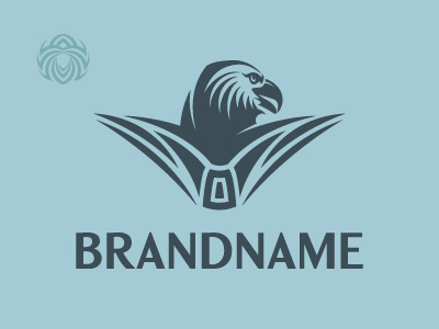 Emblem of the proud eagle animal beautiful bird brand branding buy logo design eagle falcon identity logo logotype mascot predator symbol