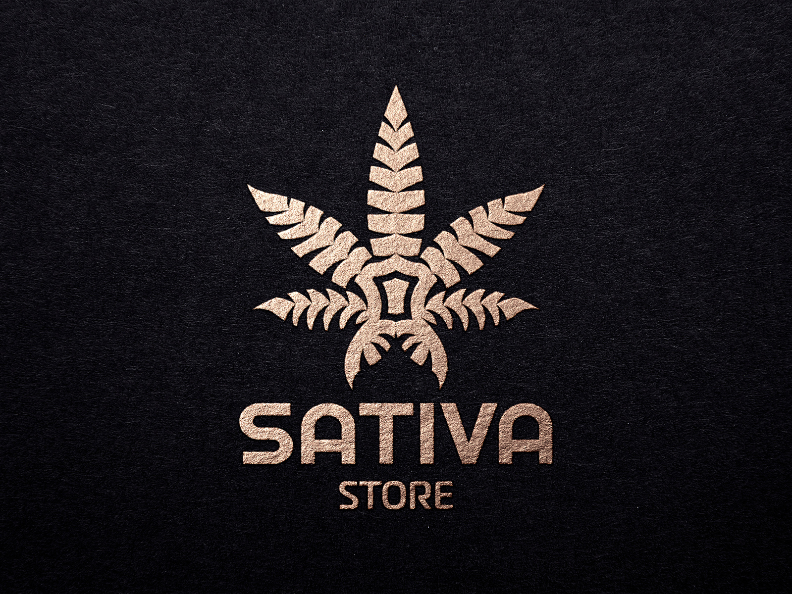 Logo Sativa Store by Dmitriy Dzendo on Dribbble