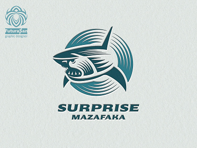 Unexpected Surprise Shark Logo animal beautiful brand buy logo danger fish identity logo logotype predator shark