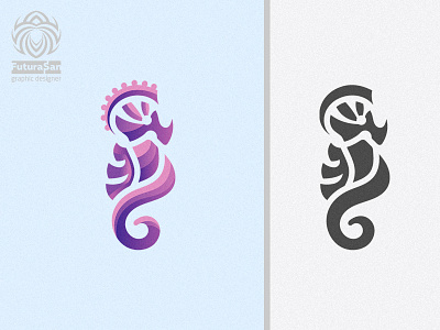 Seahorse Logo beautiful brand branding buy logo design horse identity logo logotype sea sea horse seahorse tropical vector water