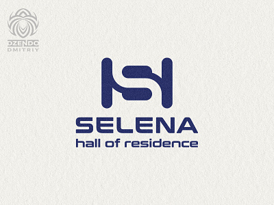 Selena hostel logo 2 beautiful brand branding buy logo design hostel hotel identity logo logotype overnight rest sleep symbol typography vector