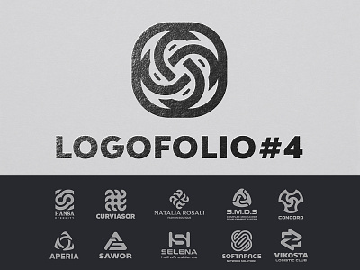 Behance Logofolio 4 brand branding collection design geometric identity illustration logo logotype set simple vector