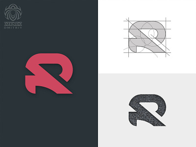 Letter R-Ram logo brand branding design identity letter logo logotype symbol typography vector