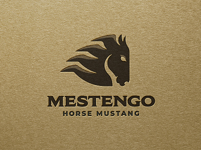 Mustang horse logo