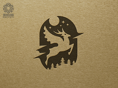 Winged Deer Logo