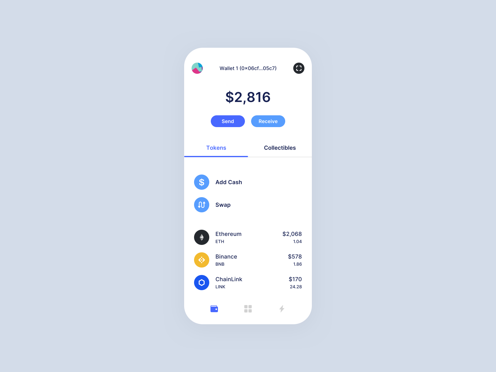 Crypto Wallet by Constantinos on Dribbble