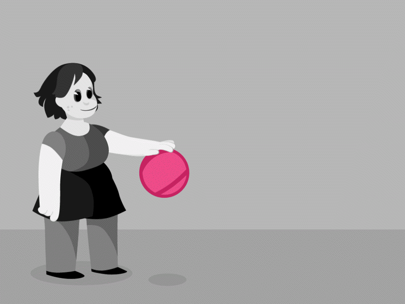 Hello Dribble! animation basketball character cute design gif graphics illustration motion shot vector