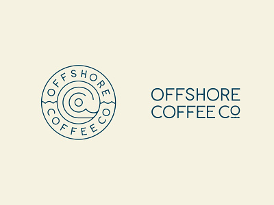 Offshore Coffee Co Rebrand coffee hand lettering icon lettering logo pattern rebrand rebranding typography wordmark