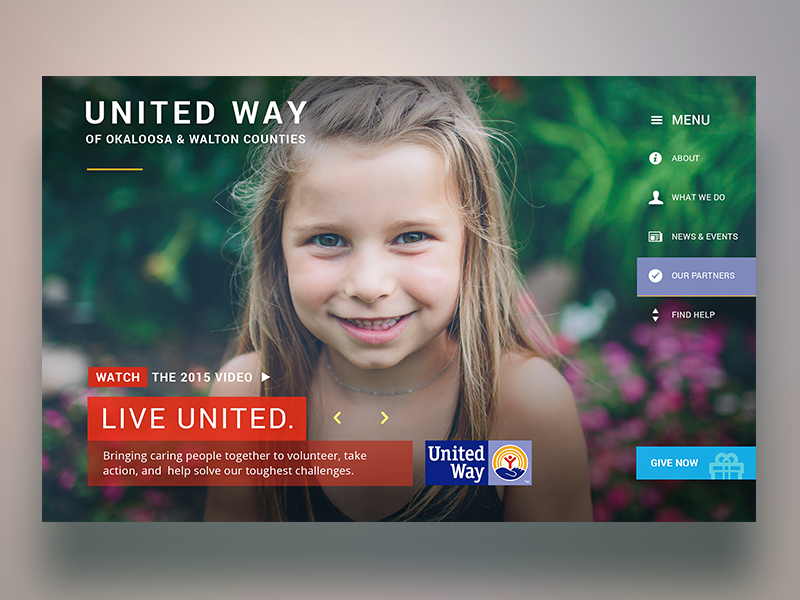 United Way app design united uwoka ux way website