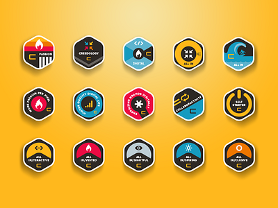 Brand Badges badge icon lockup patch