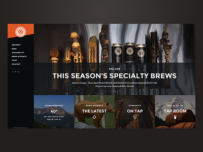 Oh so soon... beer responsive website