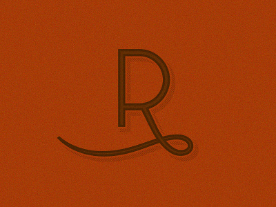 R lettering r