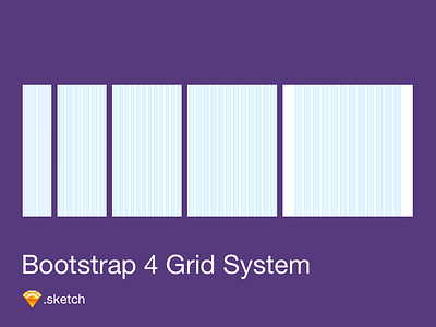Bootstrap 4 Grid bootstrap 4 grid grid system sketch template