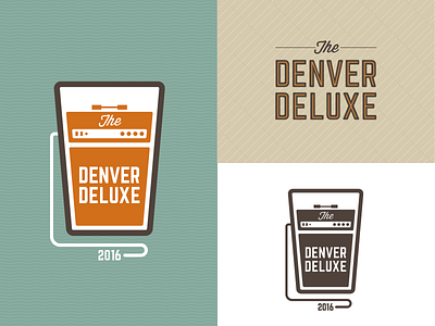 The Denver Deluxe amp beer event lockup logo