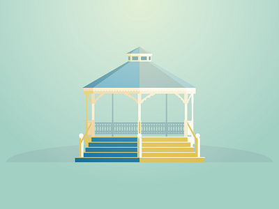 Gazebo building gazebo illustration