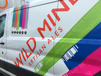 Wildmobile beer brewery truck van vehicle wrap vinyl