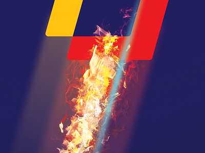 LIFEHACK Flame affinity designer affinityphoto fire poster