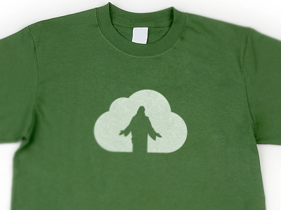 Ascension T cloud icon jesus t shirt