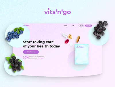 Vits'n'go – Web design logo ui ux web