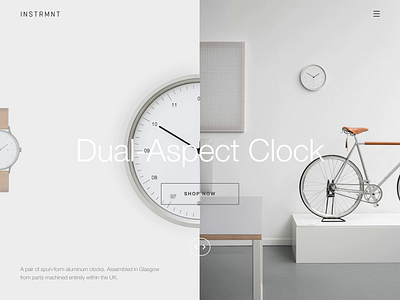 Instrmnt Homepage clean design flat graphic design minimal sketch typography ui ux web web design website