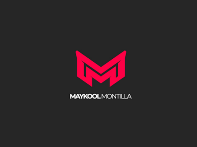 Logo Maykol Montilla brand branding design dribbble flat graphic graphicdesign illustrator ilustración logo minimalist photoshop ui vector web