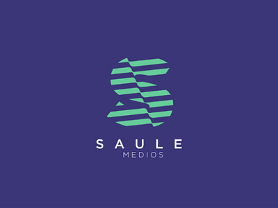 Logo Saule medios brand branding design dribbble flat graphic design illustrator lettering logo logodesign logotype minimalist monogram photoshop ui web