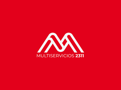 Logo multiservicios brand branding dribbble flat flyer graphic design graphicdesign ilustrator logo logodesign photoshop red