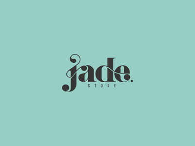 Jade store logo brand branding dribbble flat graphic graphic design graphicdesign illustrator logo monogram photoshop ui