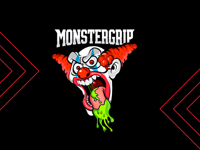Logo monstergrip arte dribbble graphicdesing illustrator logo logotype minimalis photoshop pukie type typographic