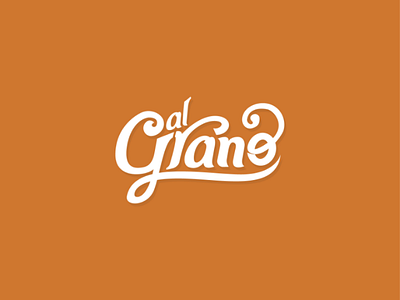 Al Grano adobeillustrator behance corporate image dribbble dribble illustrator lettering logo logodesign monogram typography vector