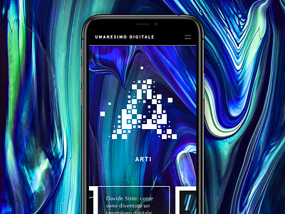 Arts Blog Mobile app art arts blog iphone layout magazine mobile mobile app uix