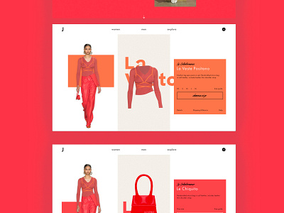 Jaquemus inspired website ecommerce fashion fashion website jaquemus moda shop