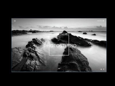 Photostudio design ui ux web