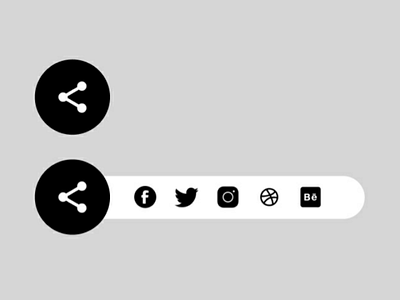 #DailyUi 010 - Share Button dailyui