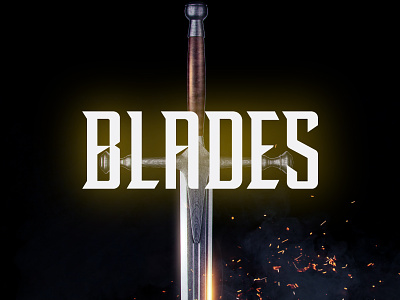 Blades blades font sports design sports font type typography