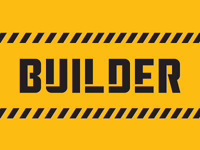 Builder font sports design sports font type typography