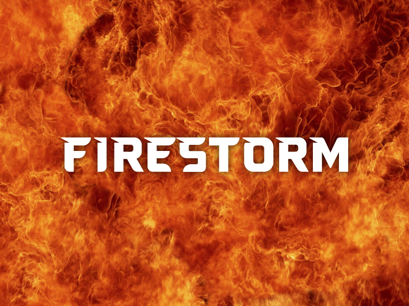 Firestorm By Typedrift On Dribbble