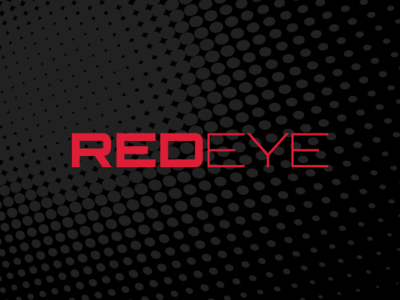 Red Eye design display type font graphic design sports design sports font square sans serif type typography