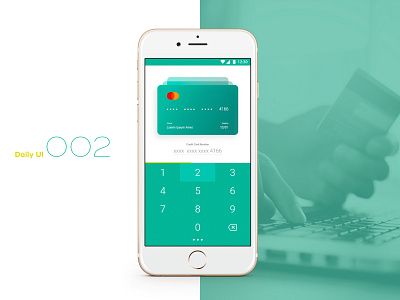 Daily UI #002 dailyui checkout creditcard
