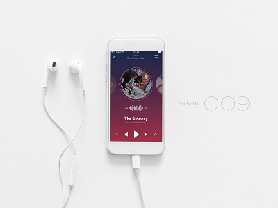 Daily UI #009 009 dailyui music player