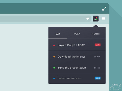 Daily UI #042 042 dailyui todo todo list todolist