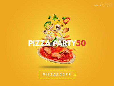 Daily UI #061 061 cupom dailyui pizza redeem coupon
