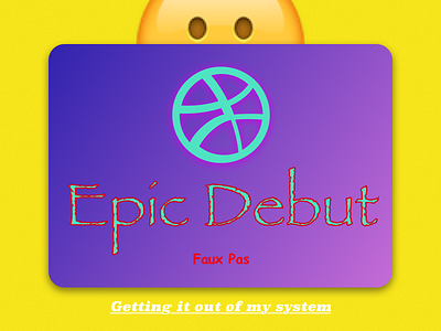Epic Debut anti–design debut